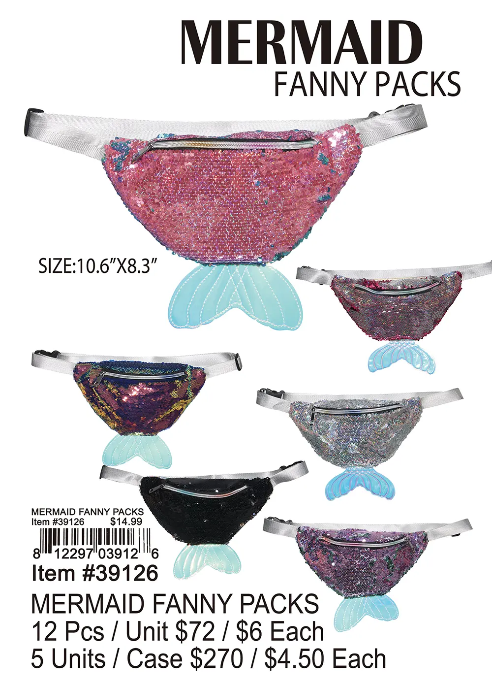 Mermaid Fanny Packs